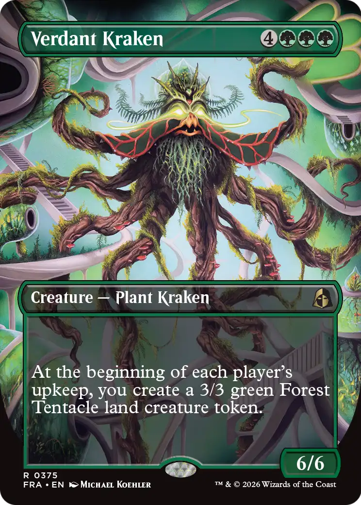 Verdant Kraken (Borderless) [Reality Fracture] | I Want That Stuff Brandon