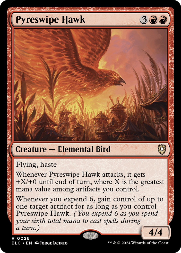 Pyreswipe Hawk [Bloomburrow Commander] | I Want That Stuff Brandon