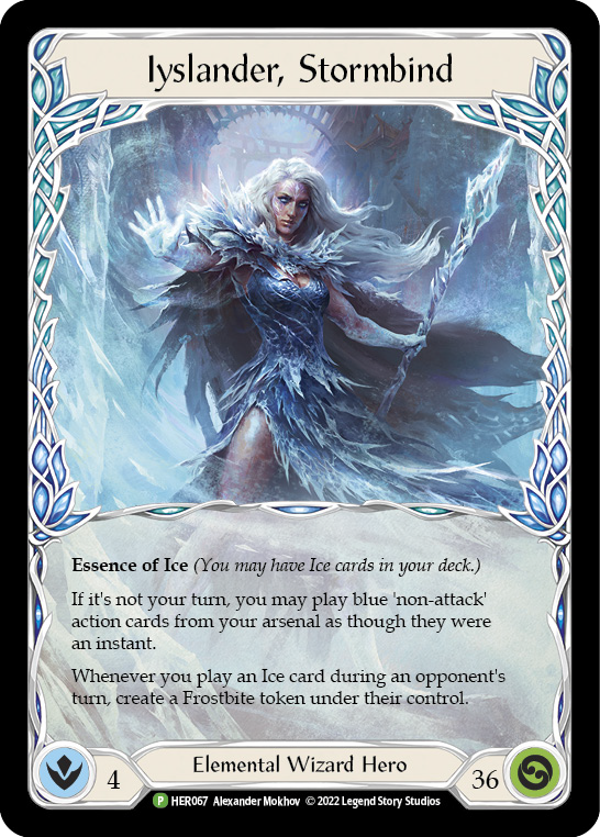 Iyslander, Stormbind [HER067] (Promo)  Rainbow Foil | I Want That Stuff Brandon