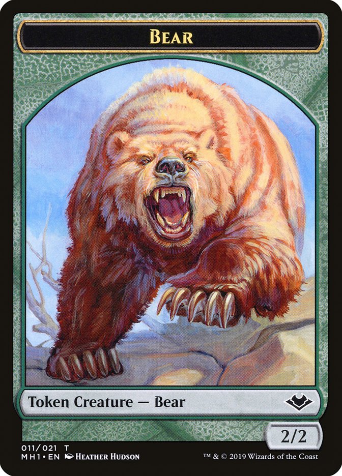 Elemental (008) // Bear (011) Double-Sided Token [Modern Horizons Tokens] | I Want That Stuff Brandon