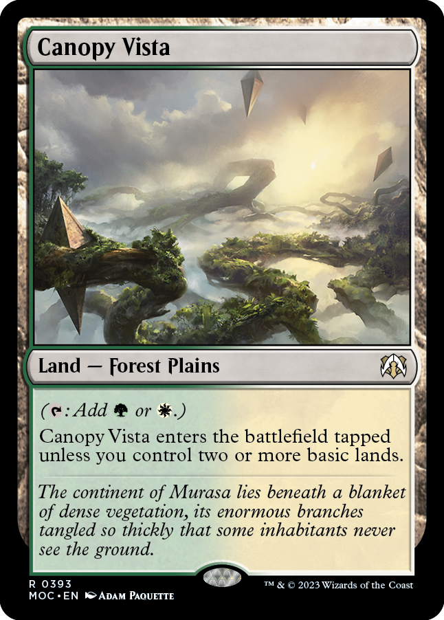 Canopy Vista [March of the Machine Commander] | I Want That Stuff Brandon