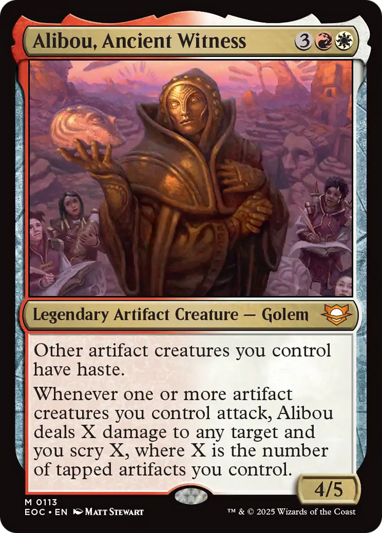Alibou, Ancient Witness [Edge of Eternities Commander] | I Want That Stuff Brandon