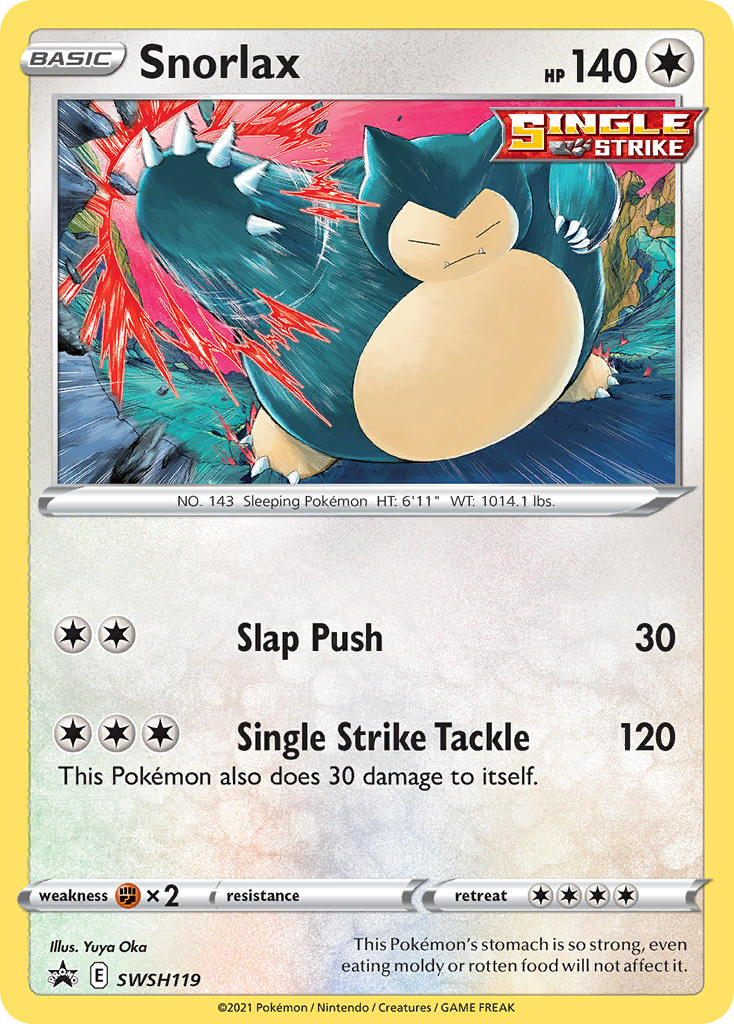 Snorlax (SWSH119) [Sword & Shield: Black Star Promos] | I Want That Stuff Brandon