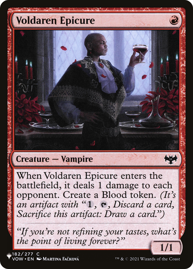 Voldaren Epicure [The List Reprints] | I Want That Stuff Brandon