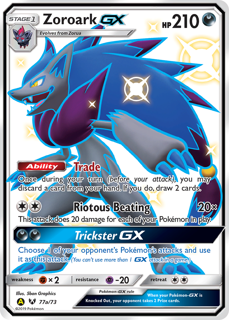 Zoroark GX (77a/73) [Alternate Art Promos] | I Want That Stuff Brandon