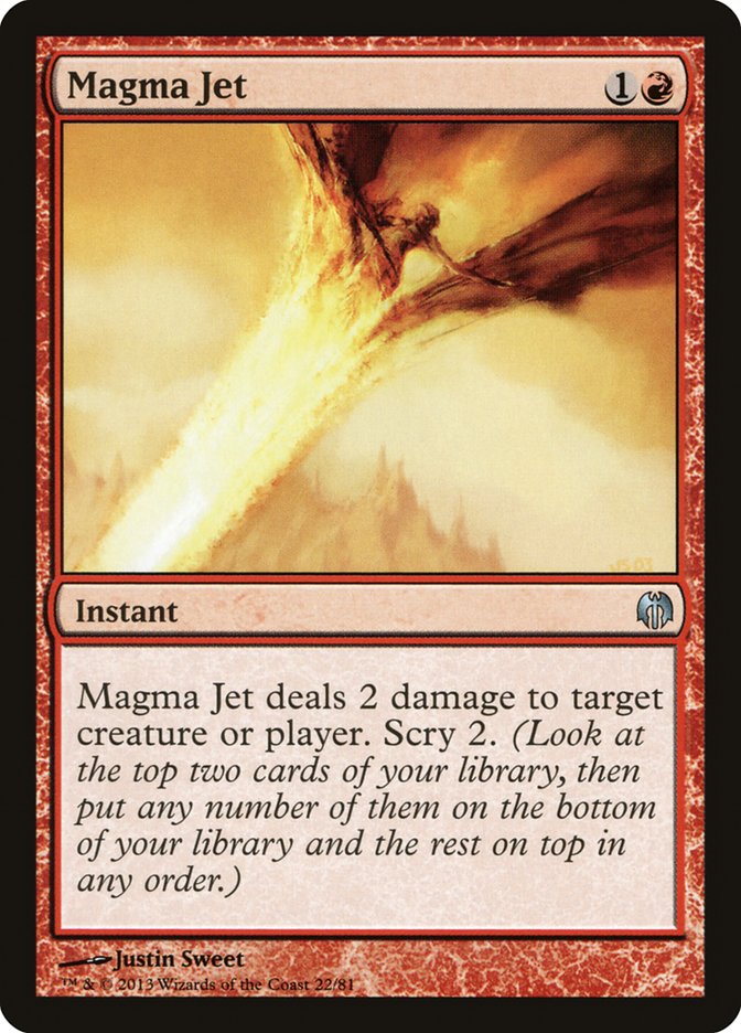 Magma Jet [Duel Decks: Heroes vs. Monsters] | I Want That Stuff Brandon