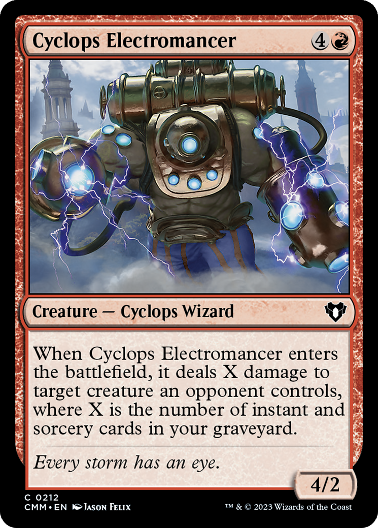 Cyclops Electromancer [Commander Masters] | I Want That Stuff Brandon