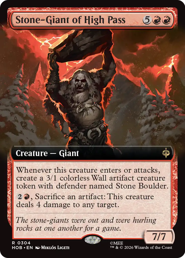 Stone-Giant of High Pass (Extended Art) [The Hobbit] | I Want That Stuff Brandon