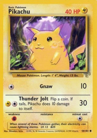 Pikachu (58/102) (E3 Stamped Promo) [Miscellaneous Cards] | I Want That Stuff Brandon