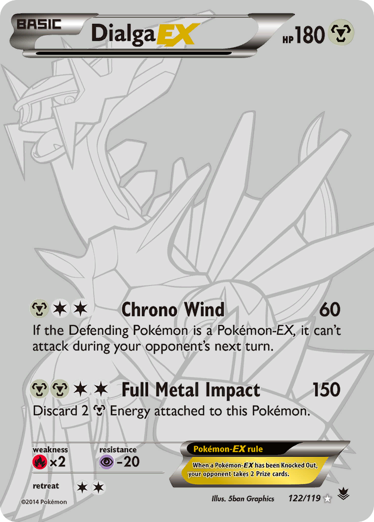 Dialga EX (122/119) [XY: Phantom Forces] | I Want That Stuff Brandon