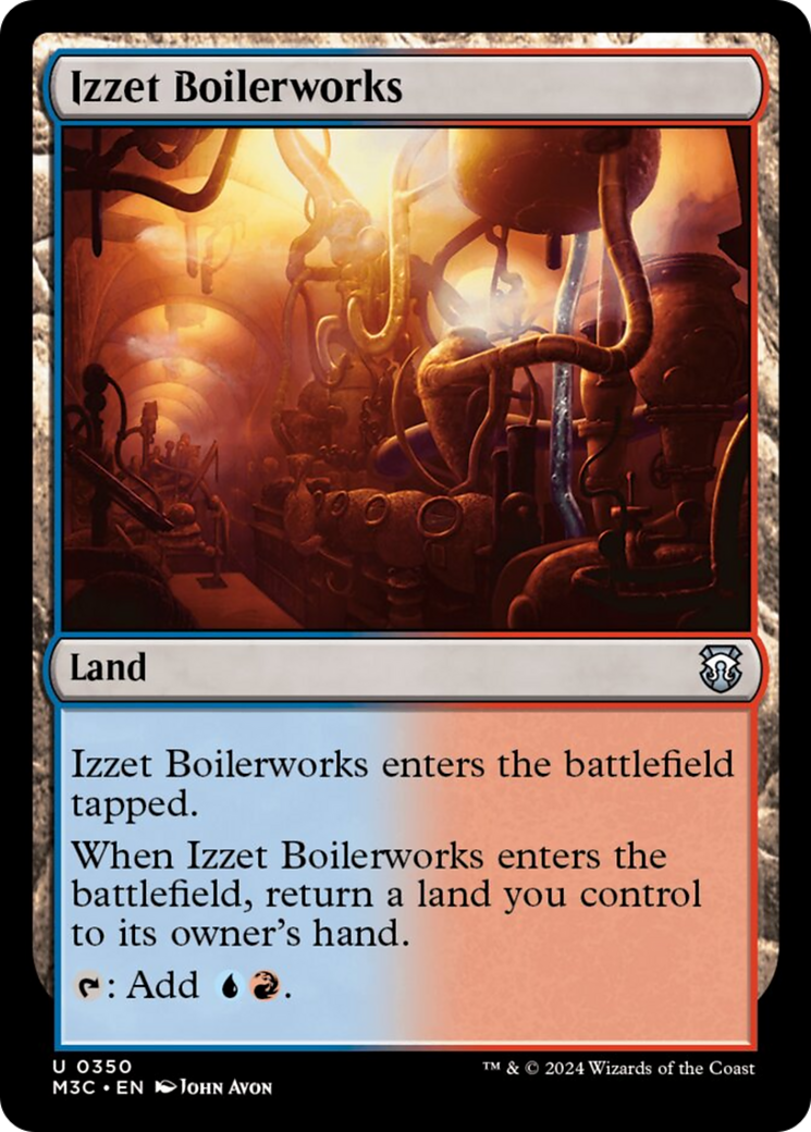 Izzet Boilerworks (Ripple Foil) [Modern Horizons 3 Commander] | I Want That Stuff Brandon