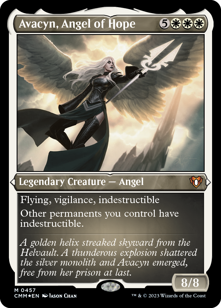 Avacyn, Angel of Hope (Foil Etched) [Commander Masters] | I Want That Stuff Brandon