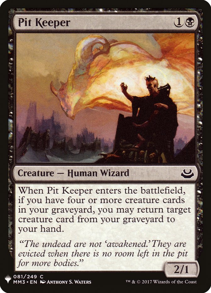 Pit Keeper [Mystery Booster] | I Want That Stuff Brandon