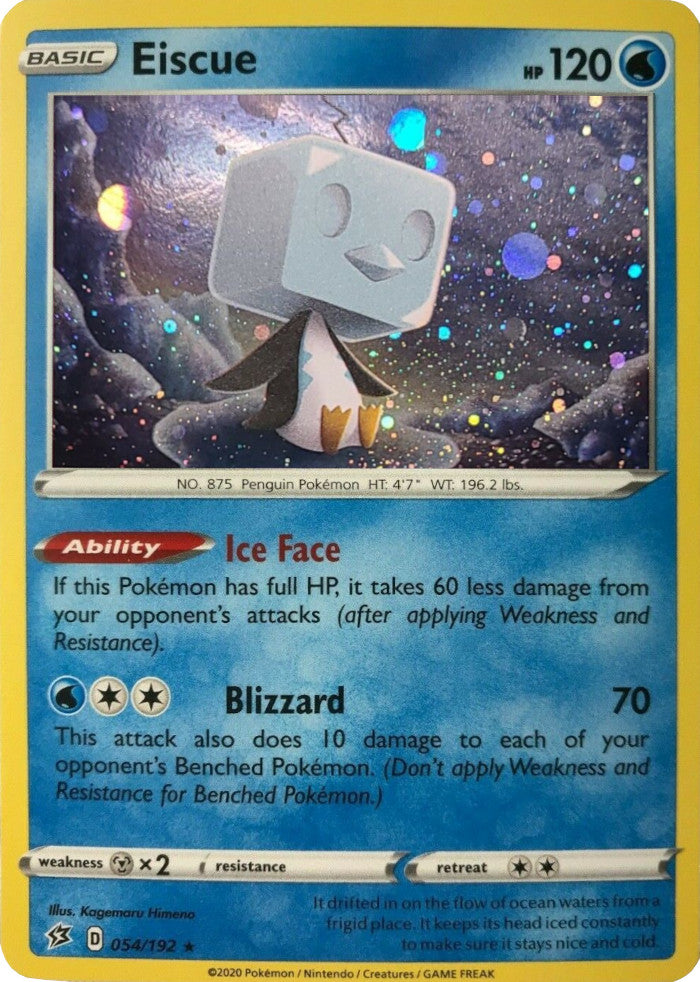 Eiscue (054/192) (Cosmos Holo) [Sword & Shield: Rebel Clash] | I Want That Stuff Brandon