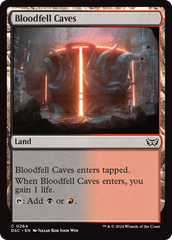 Bloodfell Caves [Duskmourn: House of Horror Commander] | I Want That Stuff Brandon