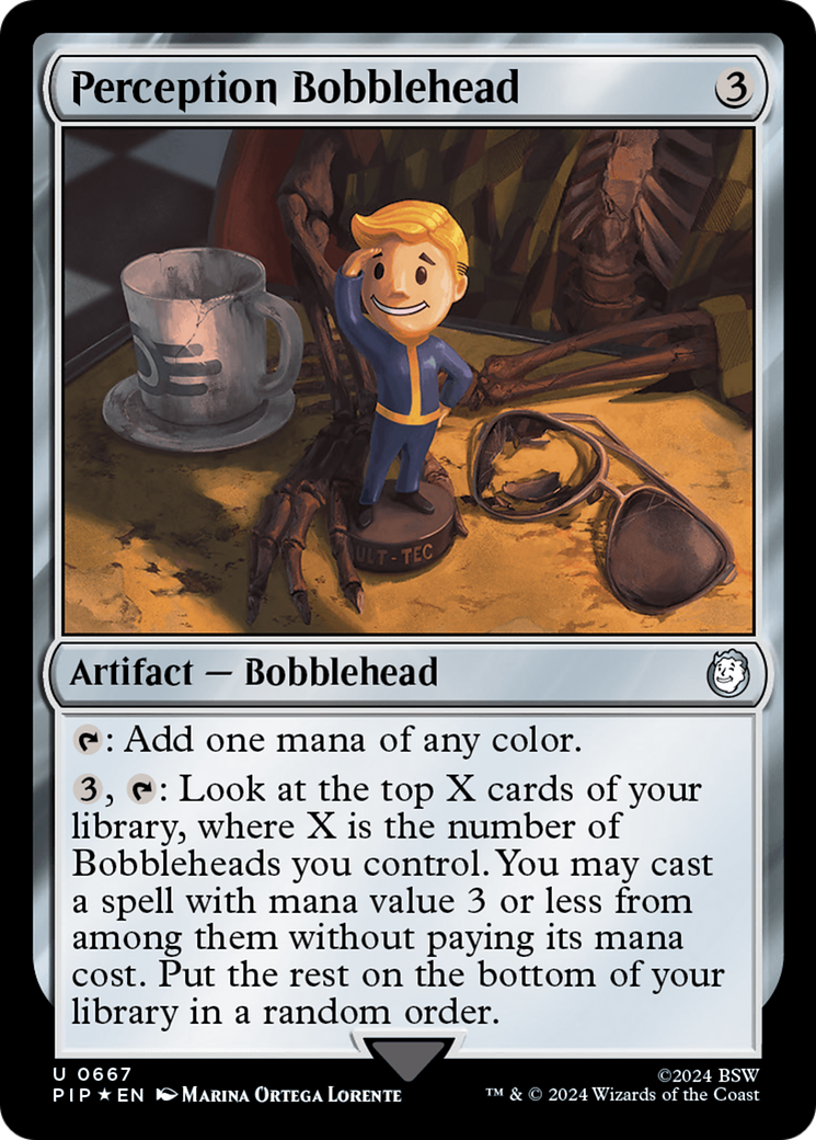 Perception Bobblehead (Surge Foil) [Fallout] | I Want That Stuff Brandon