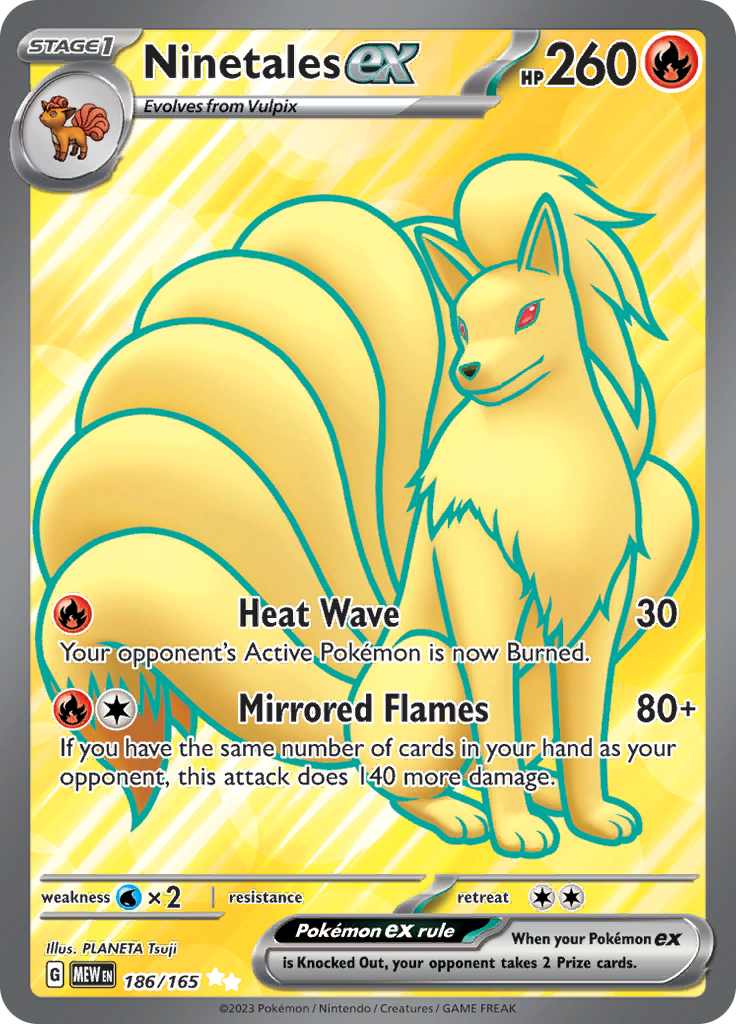 Ninetales ex (186/165) [Scarlet & Violet 151] | I Want That Stuff Brandon