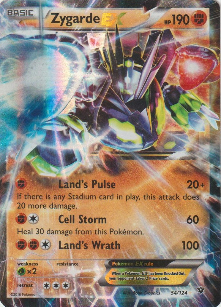 Zygarde EX (054/124) (Jumbo Card) [XY: Fates Collide] | I Want That Stuff Brandon