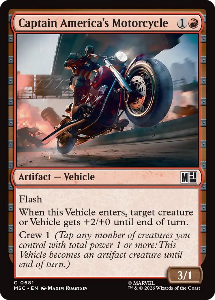 Captain America's Motorcycle [Marvel Super Heroes Commander] | I Want That Stuff Brandon