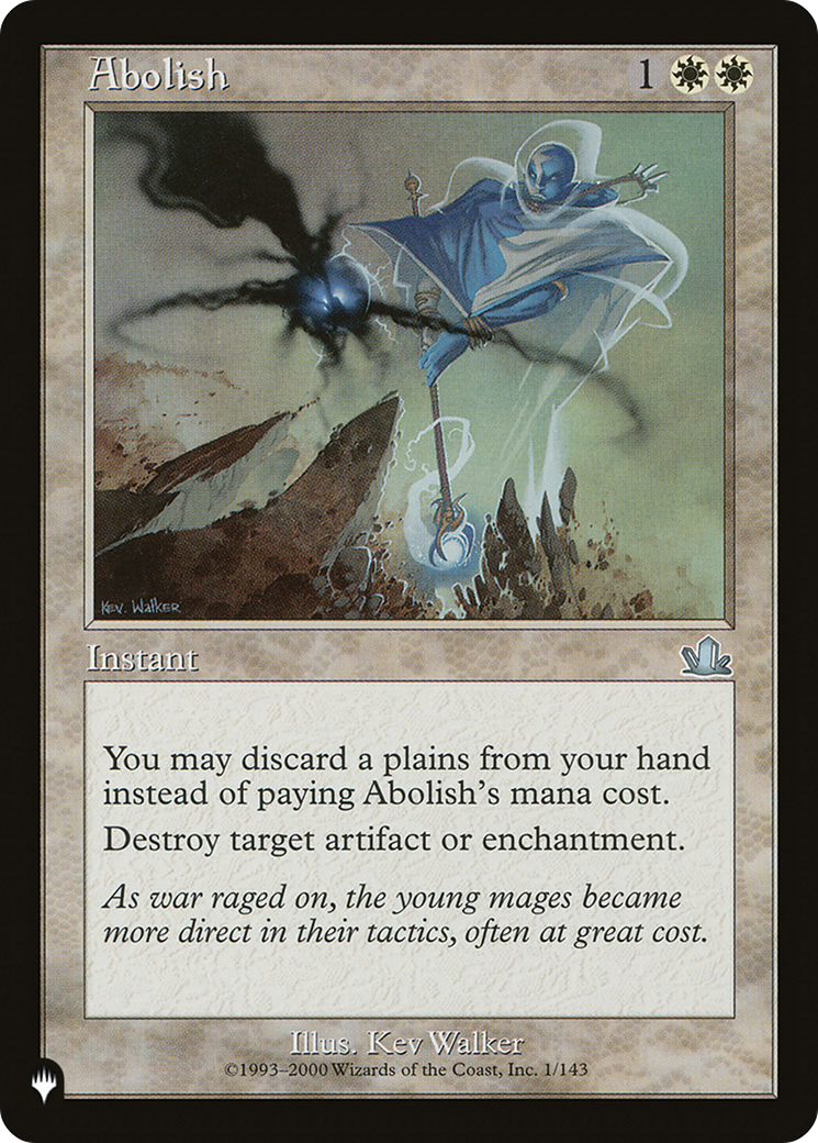 Abolish [The List Reprints] | I Want That Stuff Brandon