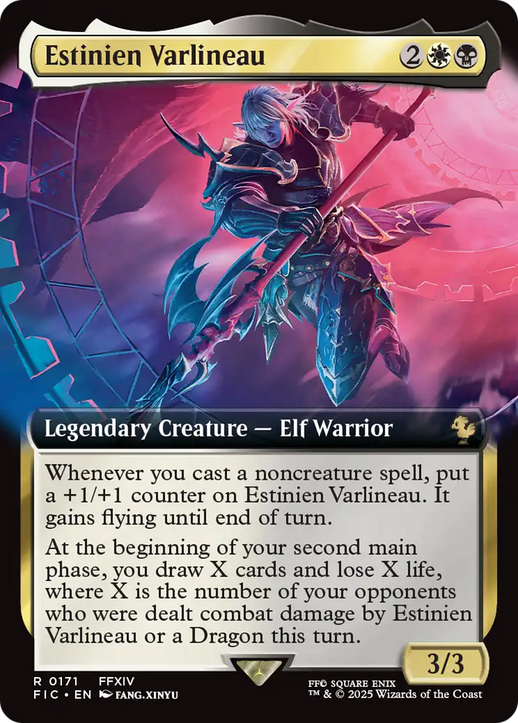 Estinien Varlineau (Extended Art) [FINAL FANTASY Commander] | I Want That Stuff Brandon