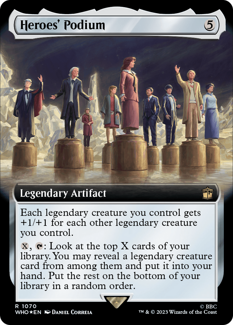 Heroes' Podium (Extended Art) (Surge Foil) [Doctor Who] | I Want That Stuff Brandon