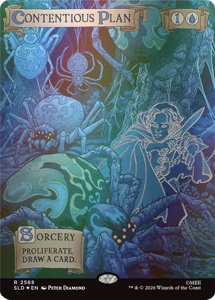 Contentious Plan (Out Of Sight Foil) [Secret Lair Drop Series] | I Want That Stuff Brandon