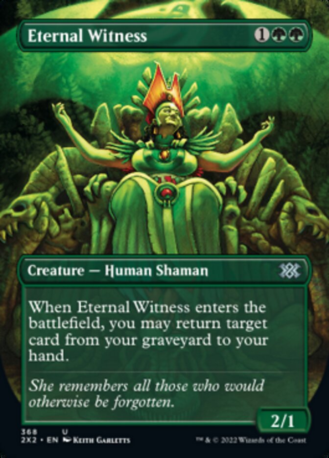 Eternal Witness (Borderless Alternate Art) [Double Masters 2022] | I Want That Stuff Brandon