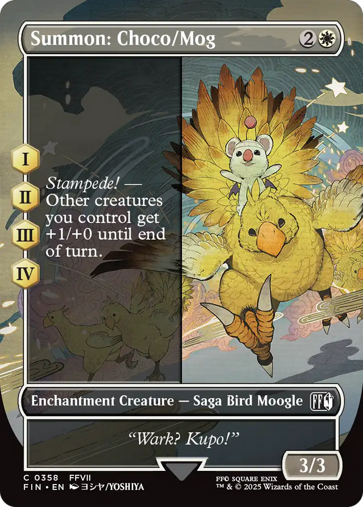 Summon: Choco/Mog (Borderless) [FINAL FANTASY] | I Want That Stuff Brandon