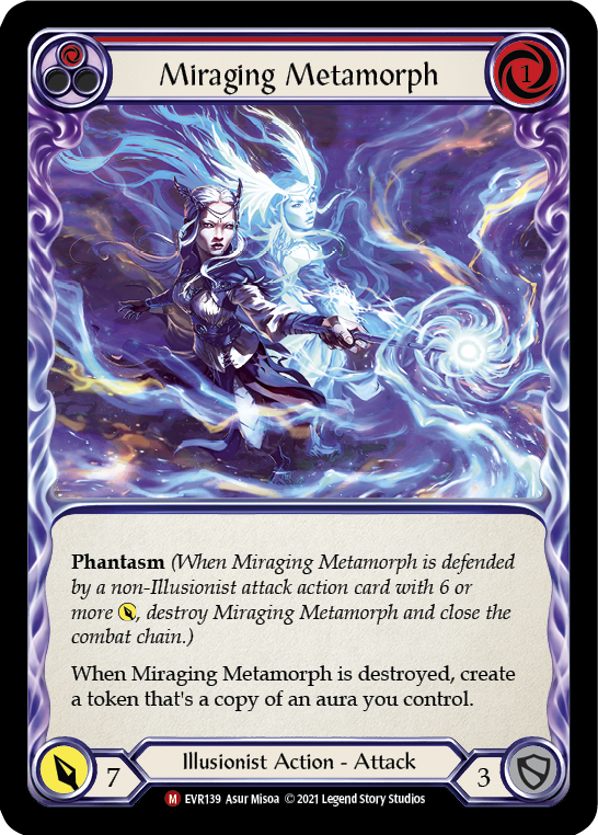 Miraging Metamorph [EVR139] (Everfest)  1st Edition Rainbow Foil | I Want That Stuff Brandon