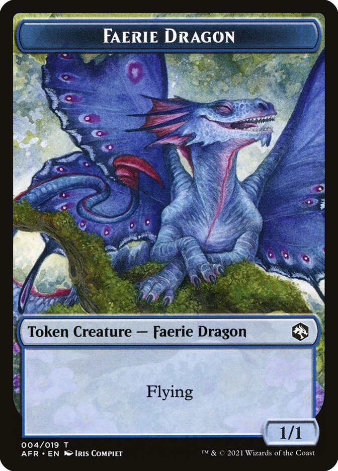 Devil // Faerie Dragon Double-Sided Token [Dungeons & Dragons: Adventures in the Forgotten Realms Tokens] | I Want That Stuff Brandon