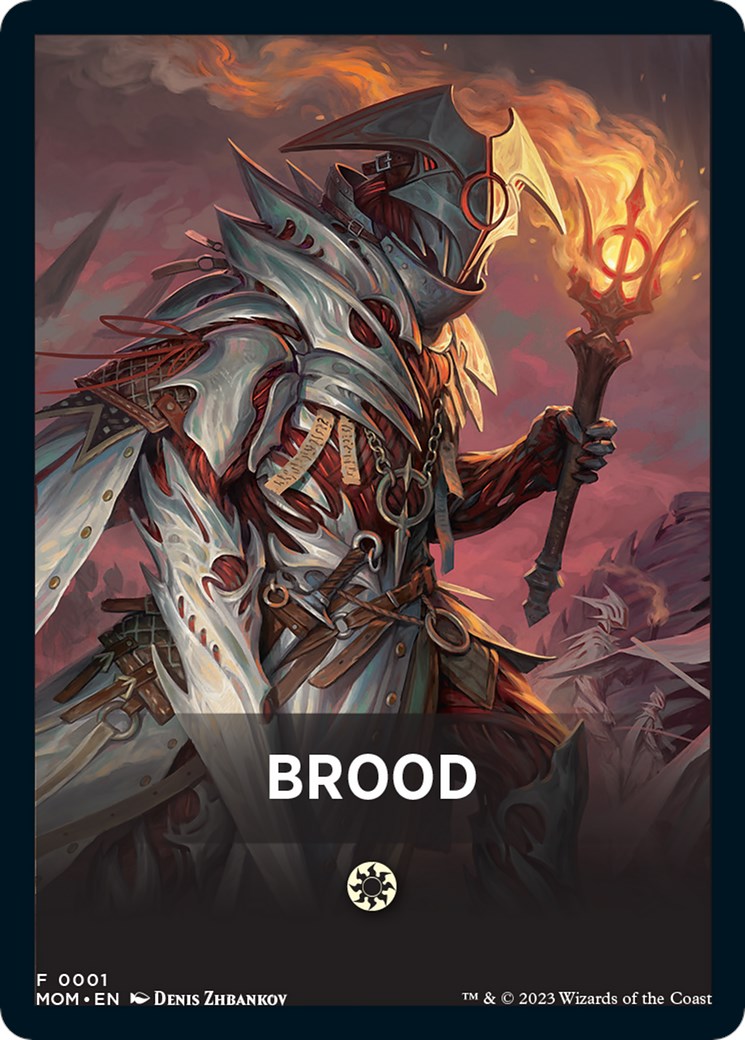 Brood Theme Card [March of the Machine Tokens] | I Want That Stuff Brandon