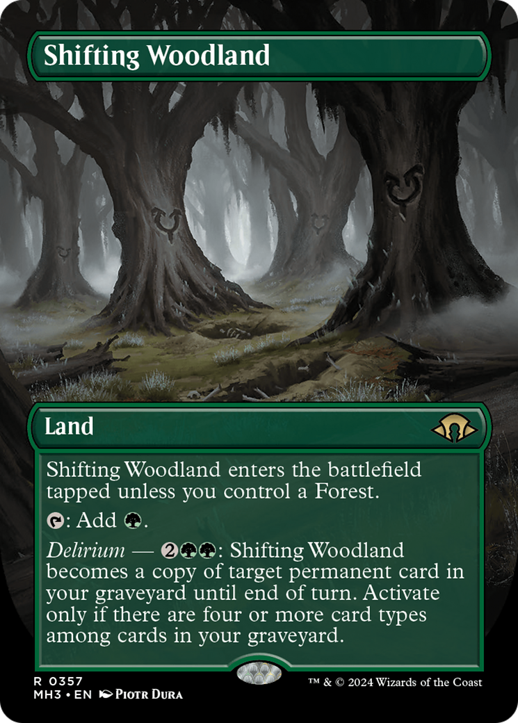 Shifting Woodland (Borderless) [Modern Horizons 3] | I Want That Stuff Brandon