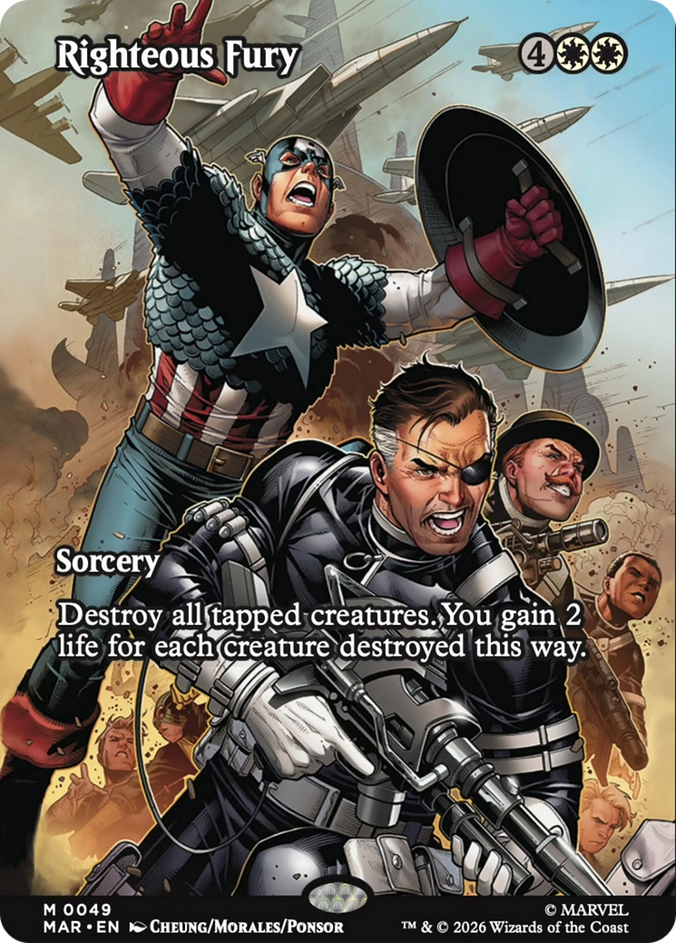 Righteous Fury (Borderless) [Marvel Universe: Eternal-Legal] | I Want That Stuff Brandon