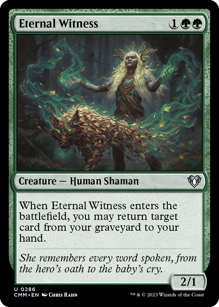 Eternal Witness [Commander Masters] | I Want That Stuff Brandon