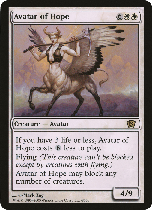 Avatar of Hope (Oversized) [Eighth Edition Box Topper] | I Want That Stuff Brandon