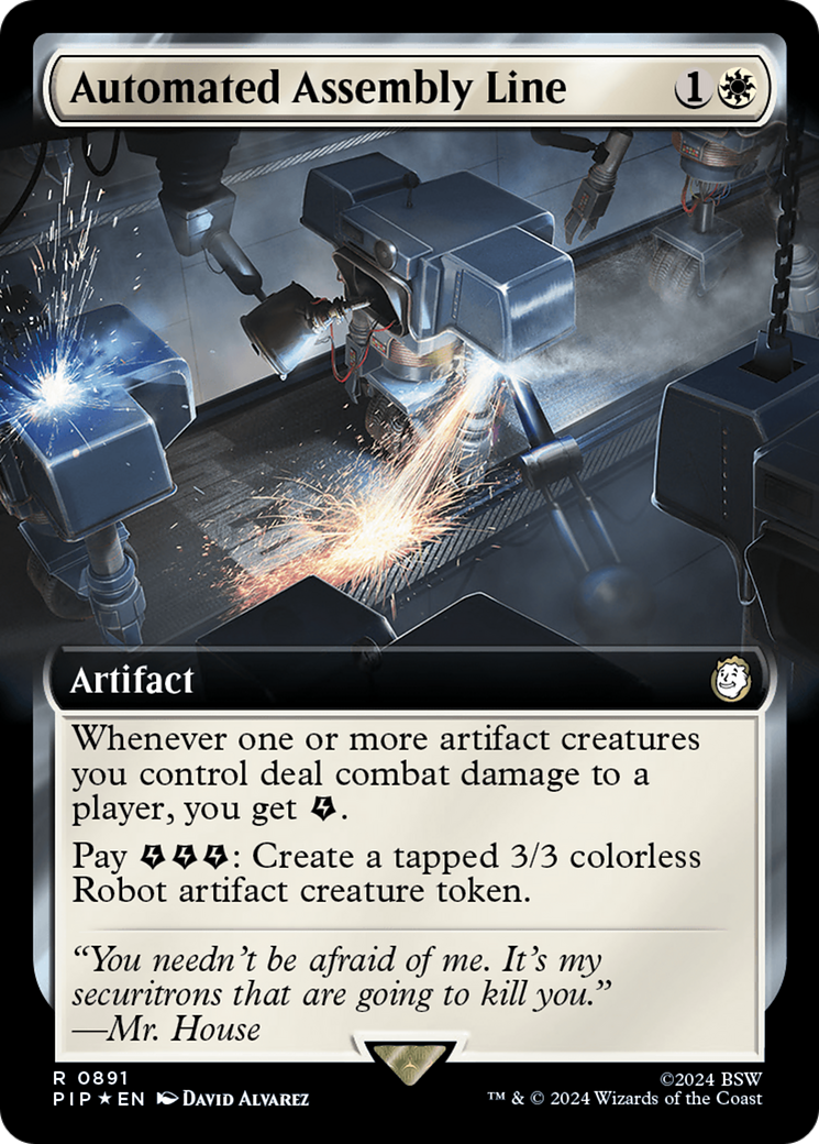 Automated Assembly Line (Extended Art) (Surge Foil) [Fallout] | I Want That Stuff Brandon