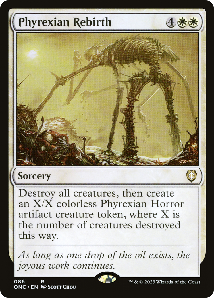 Phyrexian Rebirth [Phyrexia: All Will Be One Commander] | I Want That Stuff Brandon