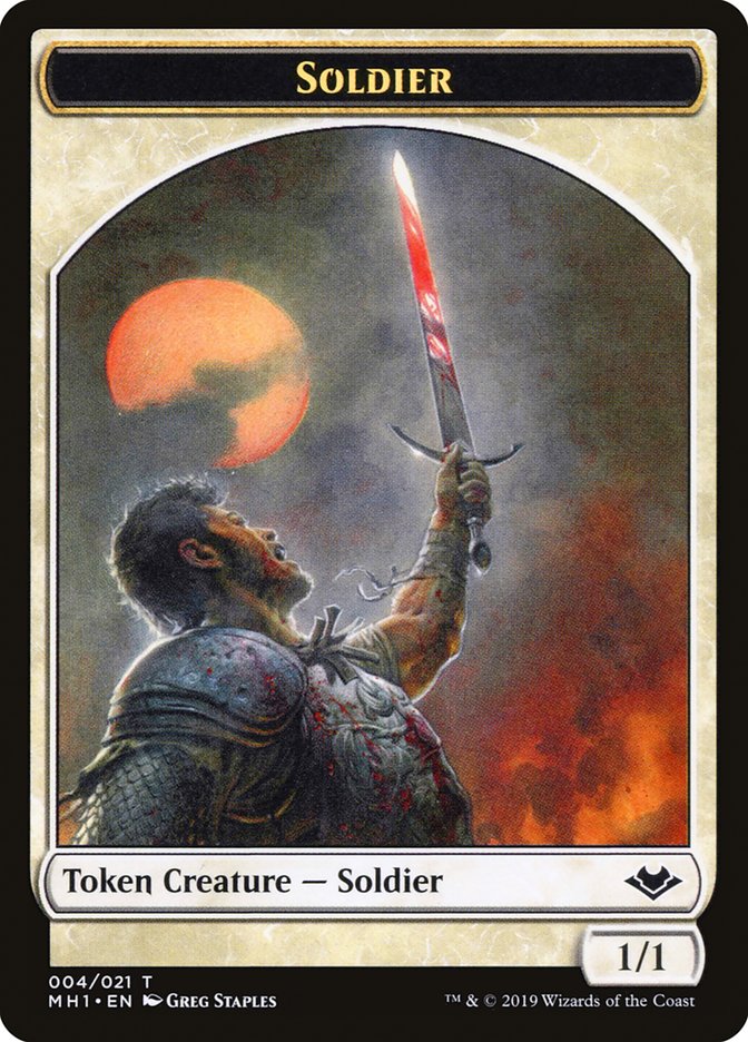 Soldier Token [Modern Horizons Tokens] | I Want That Stuff Brandon