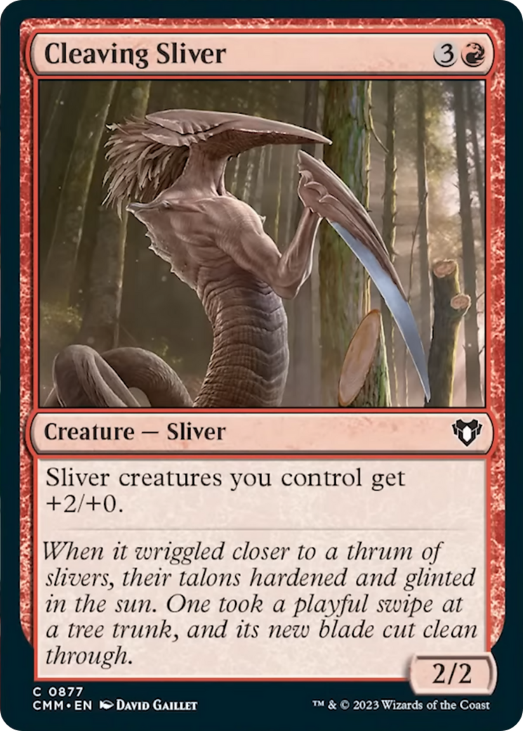 Cleaving Sliver [Commander Masters] | I Want That Stuff Brandon