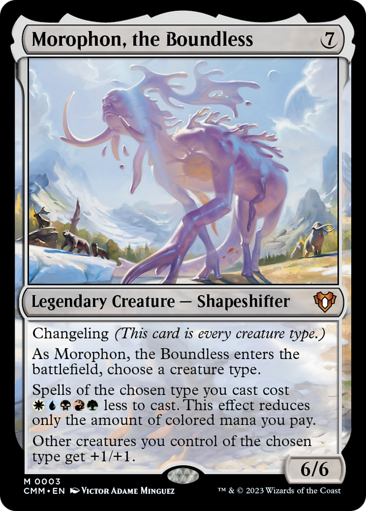 Morophon, the Boundless [Commander Masters] | I Want That Stuff Brandon