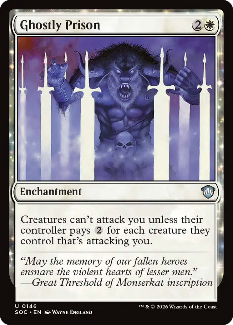 Ghostly Prison [Secrets of Strixhaven Commander] | I Want That Stuff Brandon