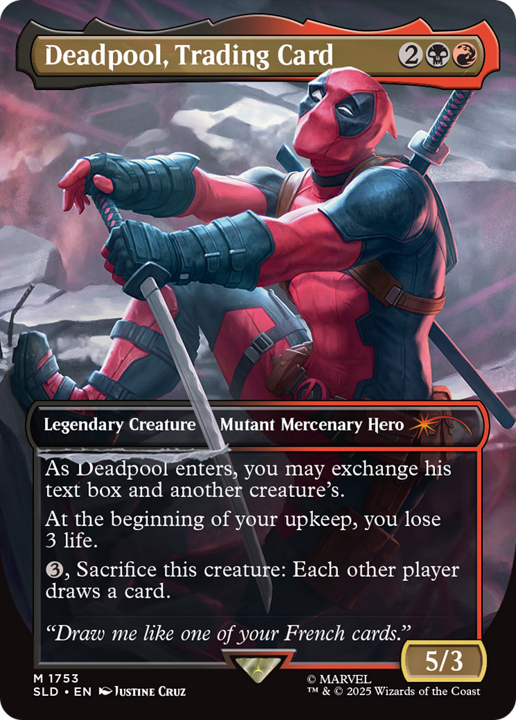 Deadpool, Trading Card [Secret Lair Drop Series] | I Want That Stuff Brandon