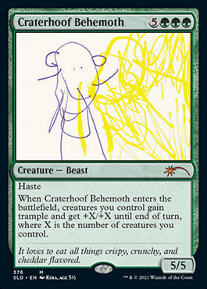 Craterhoof Behemoth (376) [Secret Lair Drop Series] | I Want That Stuff Brandon