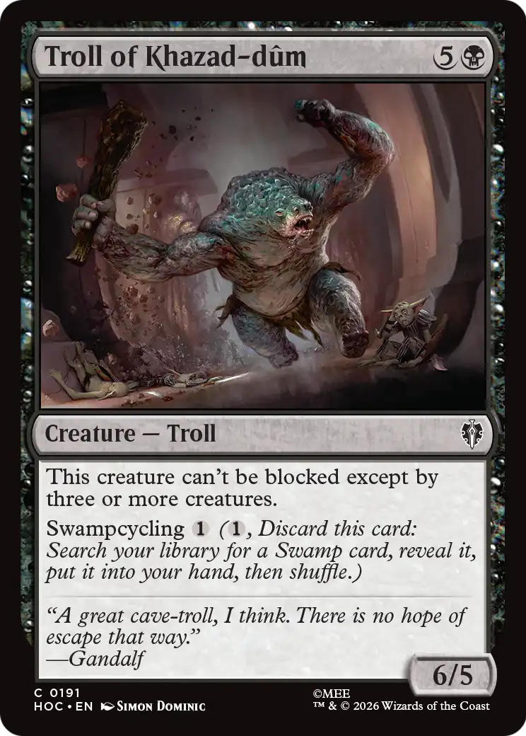 Troll of Khazad-dum [The Hobbit: Eternal-Legal] | I Want That Stuff Brandon