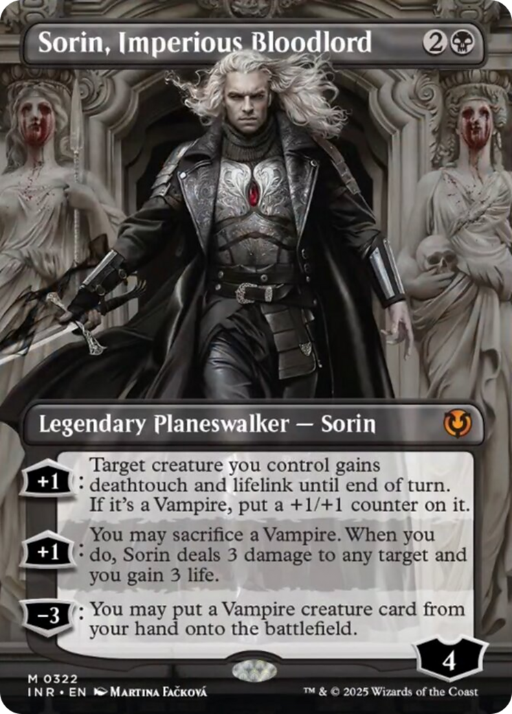 Sorin, Imperious Bloodlord (Borderless) [Innistrad Remastered] | I Want That Stuff Brandon