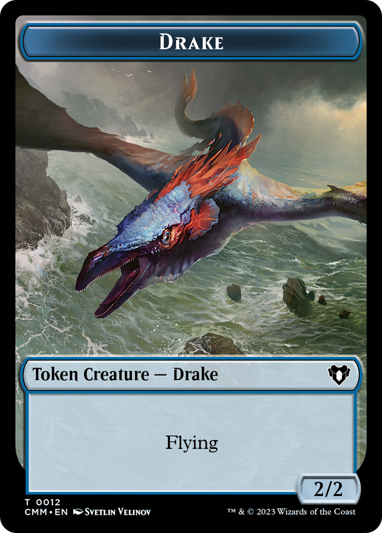 Drake Token [Commander Masters Tokens] | I Want That Stuff Brandon