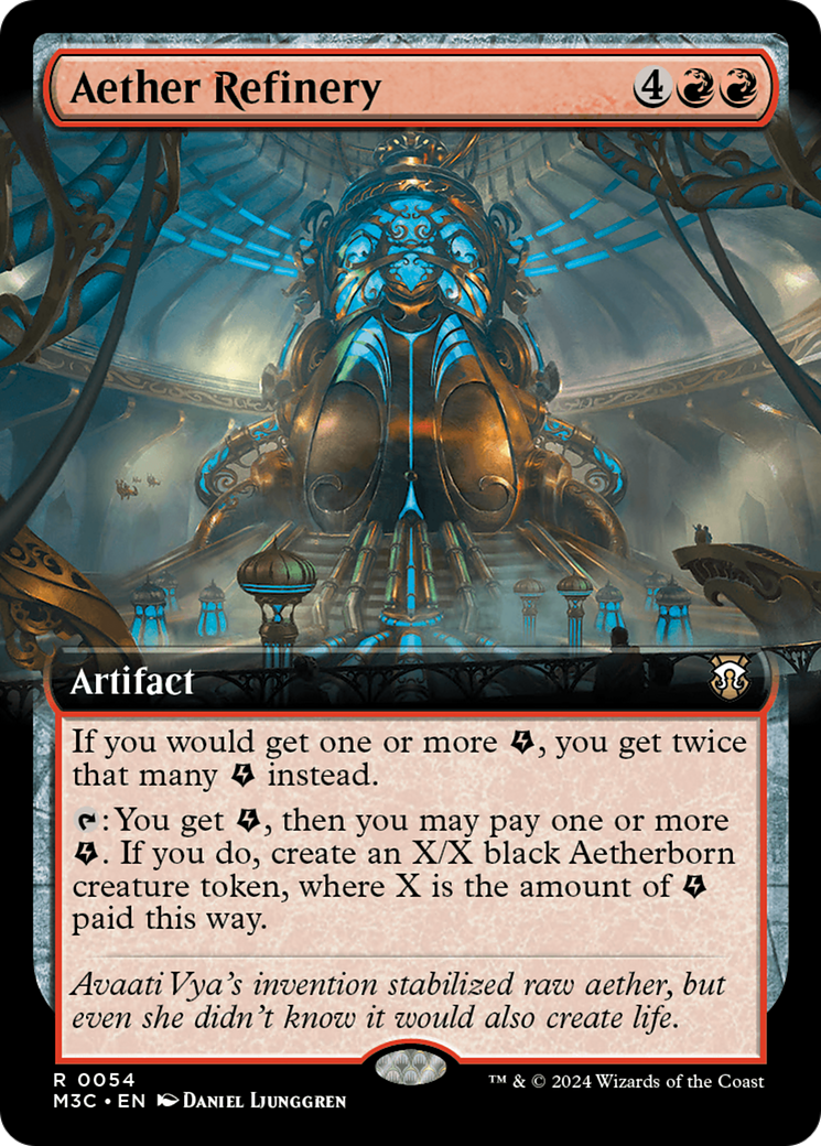 Aether Refinery (Extended Art) [Modern Horizons 3 Commander] | I Want That Stuff Brandon