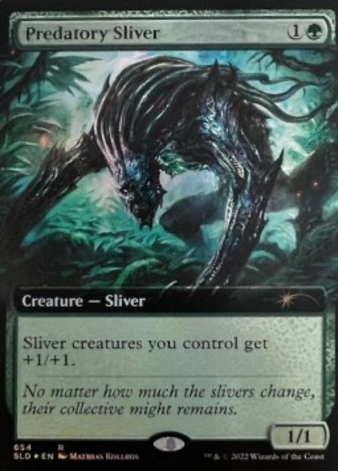 Predatory Sliver (Extended Art) [Secret Lair Drop Promos] | I Want That Stuff Brandon