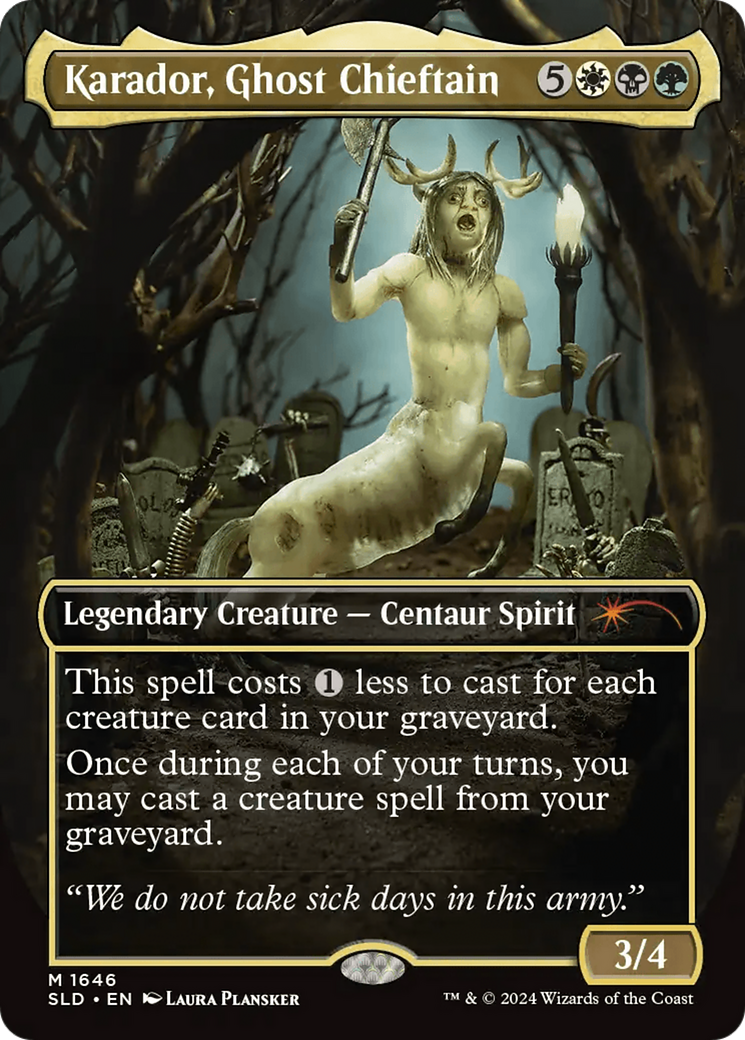 Karador, Ghost Chieftain (Rainbow Foil) [Secret Lair Drop Series] | I Want That Stuff Brandon